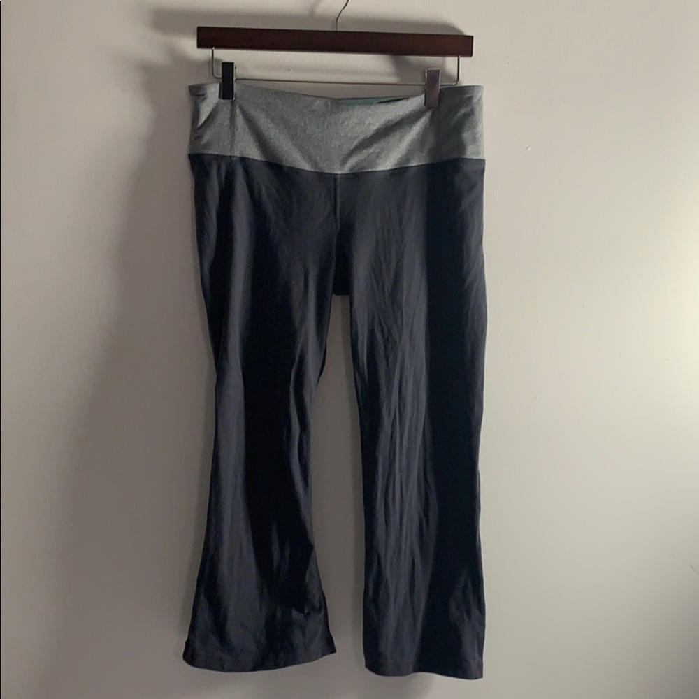 Grey Lululemon Capris Size 10 .